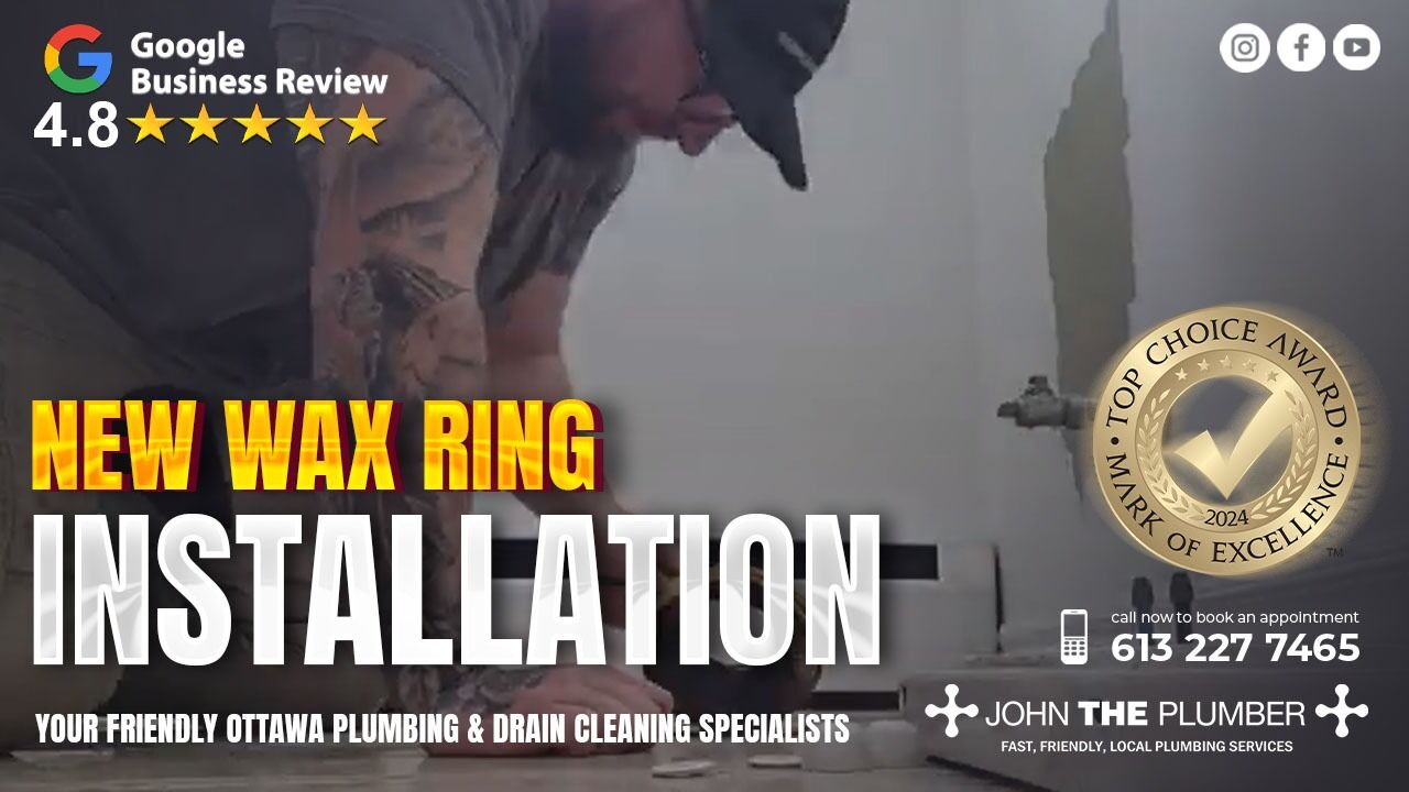 Cleaning a Toilet Flange and Installing New Wax Ring