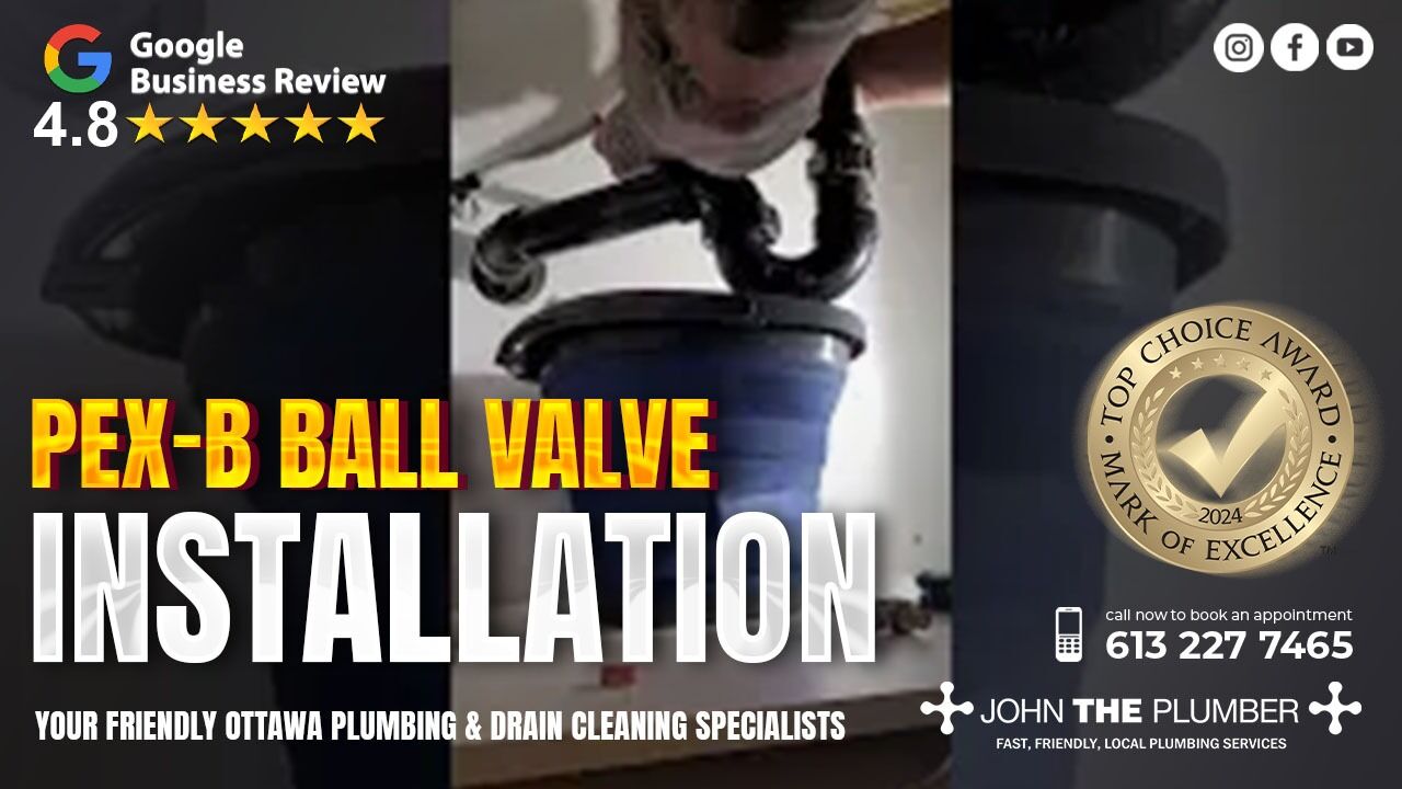 Installing PEX-B Ball Valve Shutoff on Under Sink